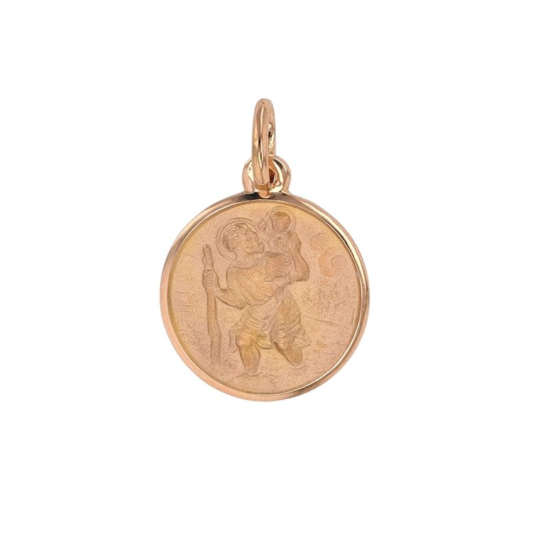 Acheter Médaille Saint Christophe or rose 1.63g Comme neuf - 300,00 € Médaille Saint Christophe or rose 1.63g Comme neuf - reconditionné disponible sur Gemme Les Bijoux